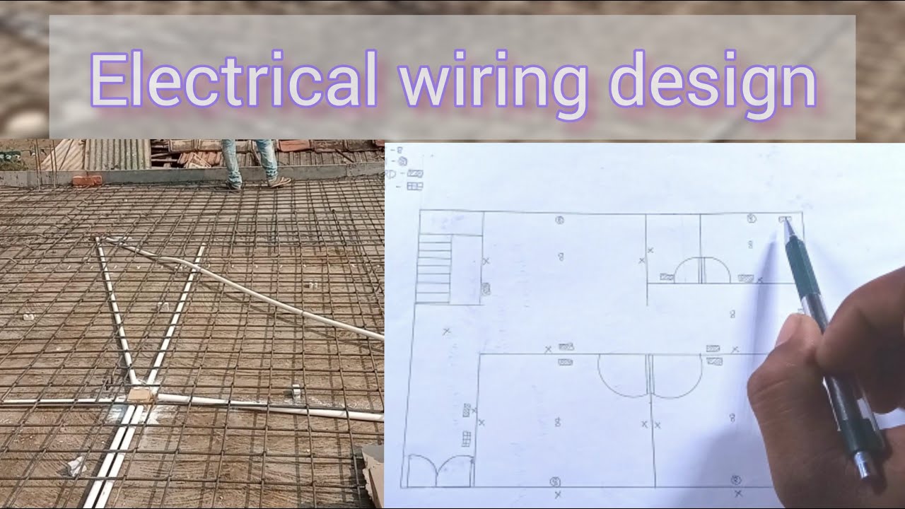 How to Electrical wiring Layout for Small House | Working Drawing Part ...