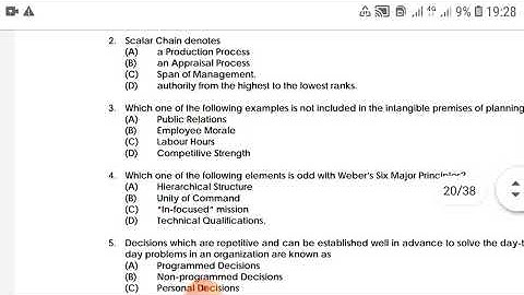 Business Management Mcq for joa accounts 932|| Management || #JoaAccounts
