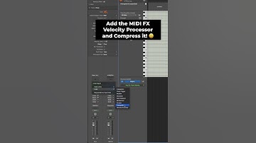 ⚡️ Logic Pro Quick Tips - Velocity Processor MIDI Effect