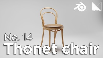 How to make a REALISTIC Thonet chair - Blender tutorial