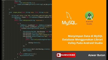 Menyimpan Data di MySQL Database Menggunakan Librari Volley Pada Android Studio