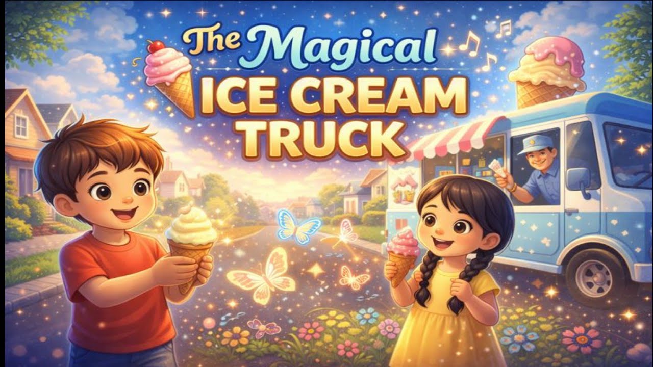The Magical Ice Cream Truck / Kids story / Animated story 