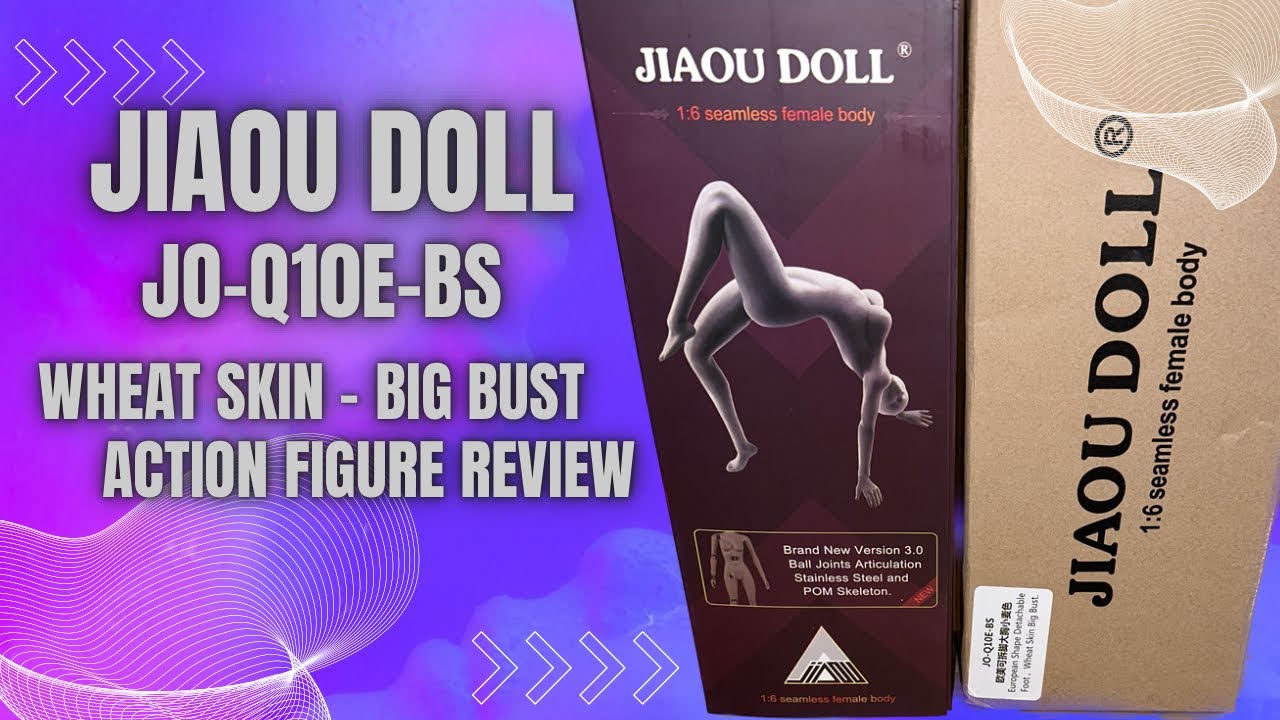 JIAOU DOLL 1/6 Action Figure Review Wheat Skin Large Bust JO-Q10E