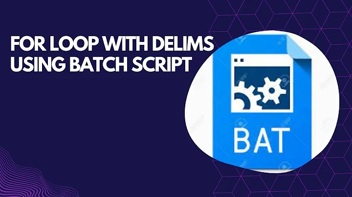 For loop with Delims in Batch Script