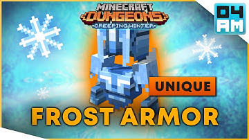 FROST ARMOR UNIQUE Full Guide & Where To Get It in Minecraft Dungeons Creeping Winter DLC