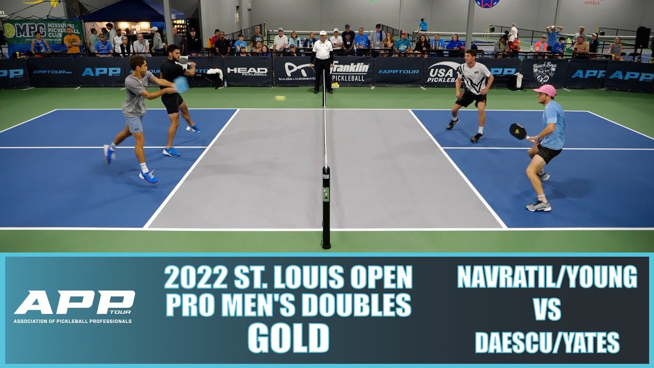 2022 St. Louis Pickleball Open Pro Men's Doubles Gold Navratil/Young