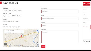 Revolve - How to Configure Contact Us Page on  Home Slider and Add to Menus | WordPress Tutorial