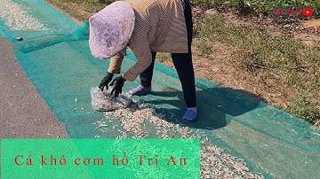 Khô cá cơm hồ Trị An - Đặc sản hồ trị an sông Đồng Nai