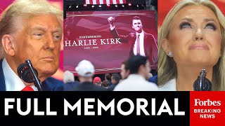 FULL CHARLIE KIRK MEMORIAL: Erika Kirk, Trump, JD Vance, & More Speak At Memorial For TPUSA Founder