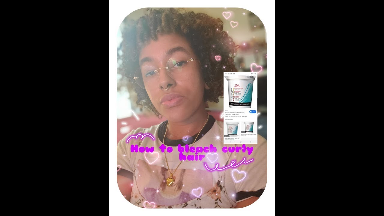 How To Bleach Curly Hair YouTube