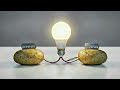 Razor Blades + Potato = Electricity? LED Power Test Experiment