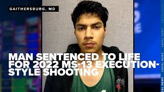 Man sentenced to life for 2022 MS-13 execution-style shooting in Montgomery County