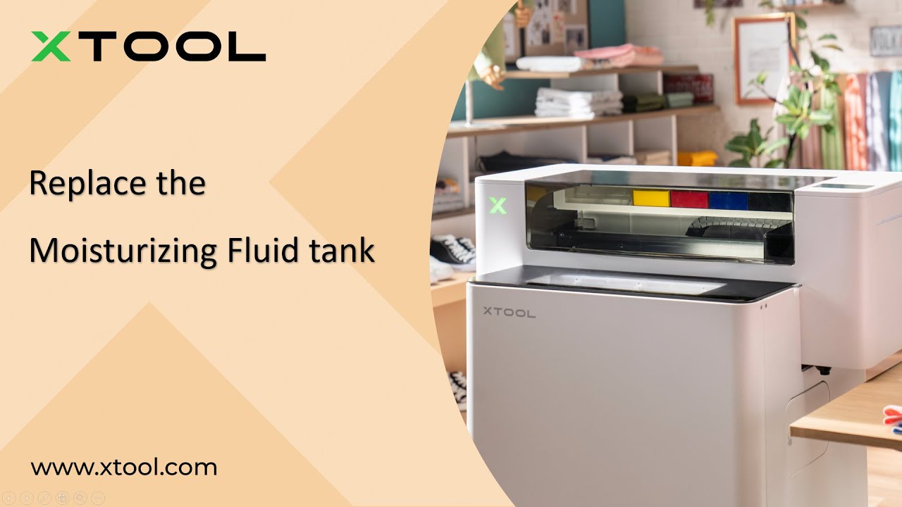 Replace the Moisturizing Liquid Tank for xTool Apparel Printer