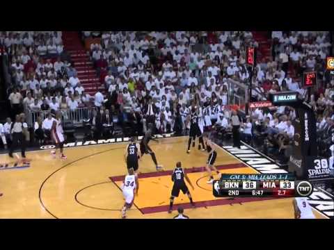 NBA Playoff 2014 Heat Vs Nets Round 2 Game 5 Move 18 Dwyane Wade 2 Pointer