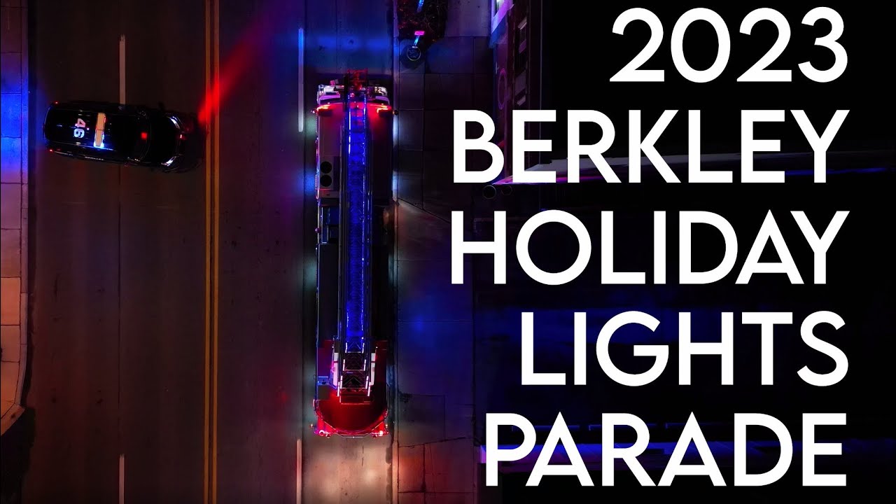 Berkley Michigan Holiday Parade 2023 4K Drone Footage YouTube