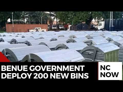 Benue Waste Crisis: Government Deploys 200 Iron-Wheeled Bins to Tackle Dumping