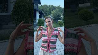 Жилет крючком на лето