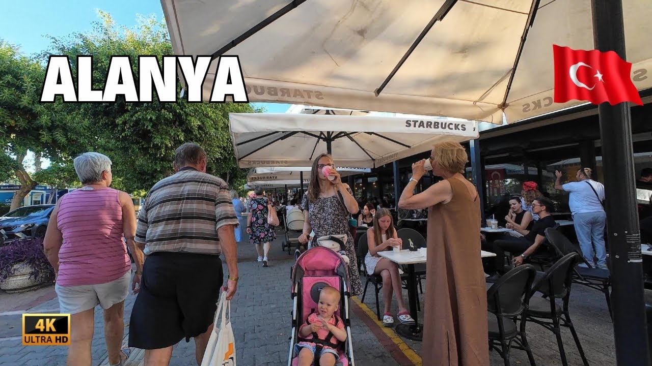 Alanya Cleopatra Beach Turkey 2025 | Walking Tour Antalya Türkiye [4K HDR]