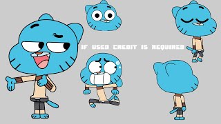 Gumball (Season 3 Rig) Full Release (Adobe Animate)