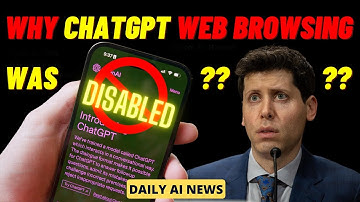 WHY CHATGPT WEB BROWSING WAS DISABLED? | Google’s Policy | Japan AI | Celestial AI [Daily AI Update]