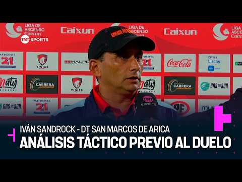 Iván Sandrock previo al duelo entre San Marcos de Arica y Rangers en la Liga de Ascenso Caixun 2026