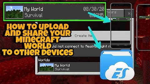 How to upload and share your Minecraftworld to Mediafire(Tutorial Video)