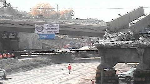 4500 South Bridge Move Time Lapse - West Side View