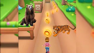 Subway Princess Runner | Jungle Run | Forest Run Android Gameplay HD Videos | Top Barbie Game #Short screenshot 4