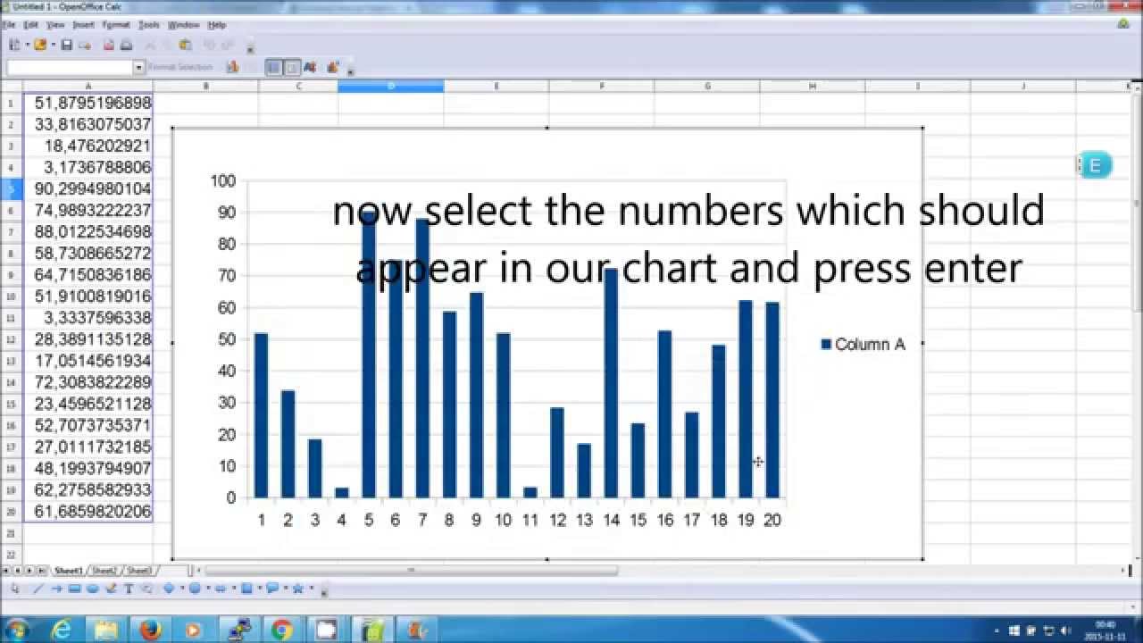 How To Make Charts In Openoffice