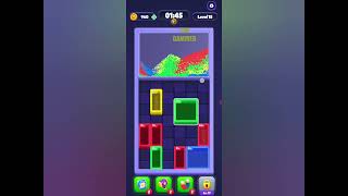 Sand blocks drop puzzle level 15 gameplay walkthrough solution