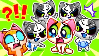 So Many Babies 👶 New Sibling Copycat & Copy Me 🤖 Funny Storytime Cartoons for Toddlers 😻Purr-Purr