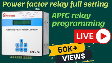 Apfc relay full setting and programming 100% easy methods