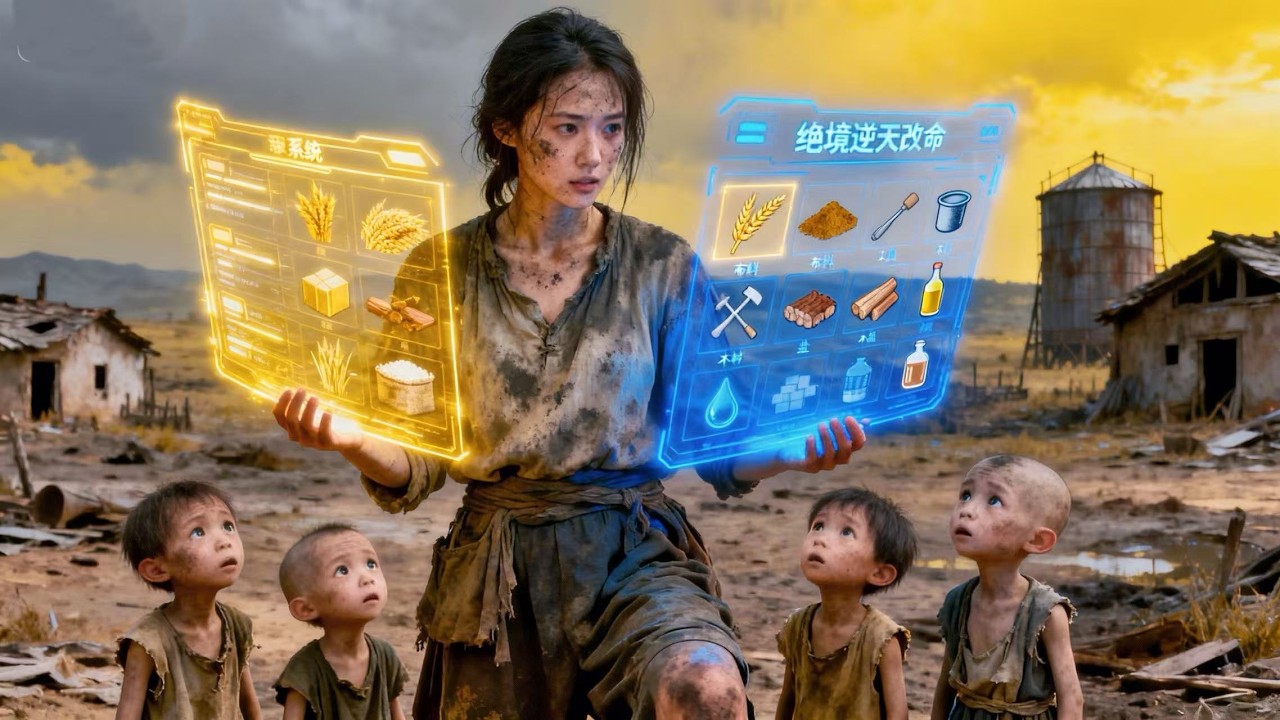 Thrown into famine! With a god-tier supply system, I lead four kids to survive and rewrite fate!