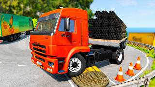 Trucks Car vs SpeedBumps | BeamNG.drive screenshot 3