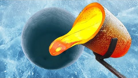 EXPERIMENT : Molten Lava Vs Ice Cube