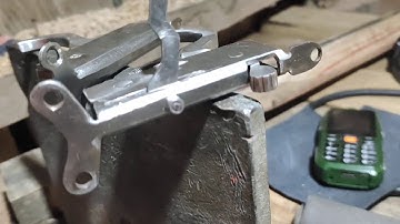 Trigger. new design lock safety. picu speargun spearfishing homemade handmade