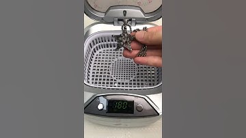 Ultrasonic cleaning is my secret to keep necklace clean and shiny!