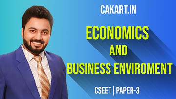 Economics and Business Environment | CSEET | Paper-3 |Call: 9980100288