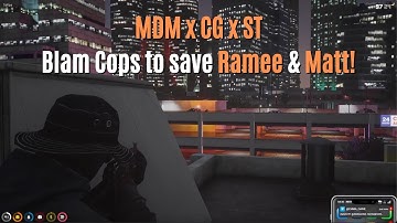 MDM x CG x ST SHOOTOUT vs COPS After Casino Heist (Multi POV) | Mandem No Pixel 3.0
