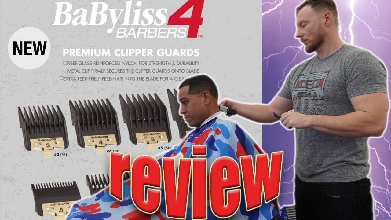 BaByliss 4 Barbers Premium Clipper Guards - 8 Pcs Comb Set