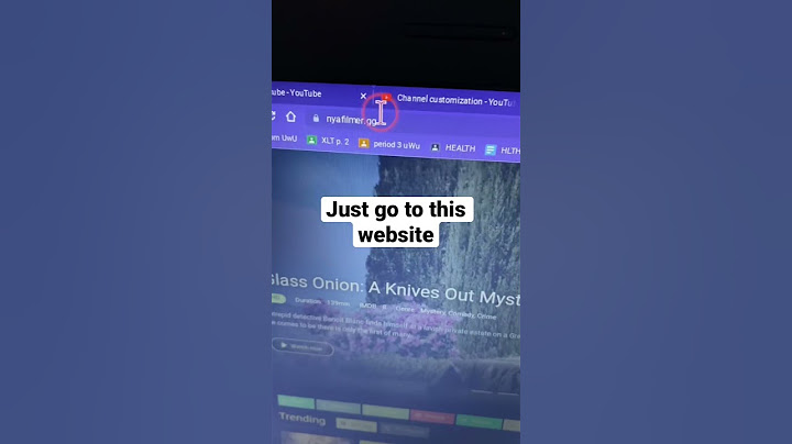 Want to watch movies on your school Chromebook? Say less😂
