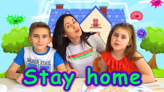 Stay Home Kids Song by Globiki