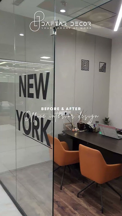 Before & After Magic of Daftar Decor's Office Interior Design.  #officeinteriors #interiordesign
