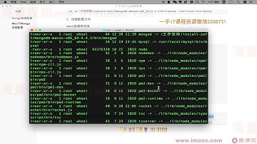 3 6 Mac下Mongo安装和配置