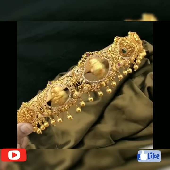 2 In 1 One Gram Gold Hip Belt|Latest Design 2021|Vadanam Design