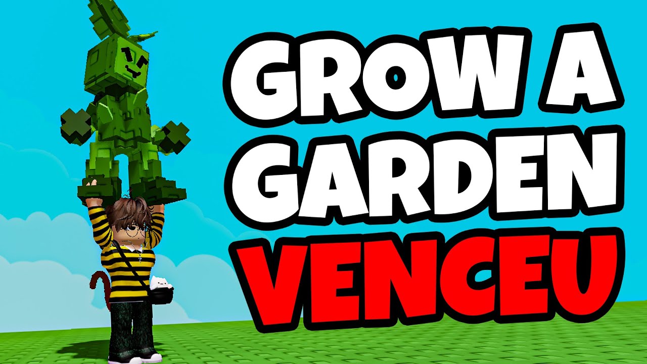 GROW A GARDEN VENCEU A GUERRA (E CRASHOU O ROBLOX)