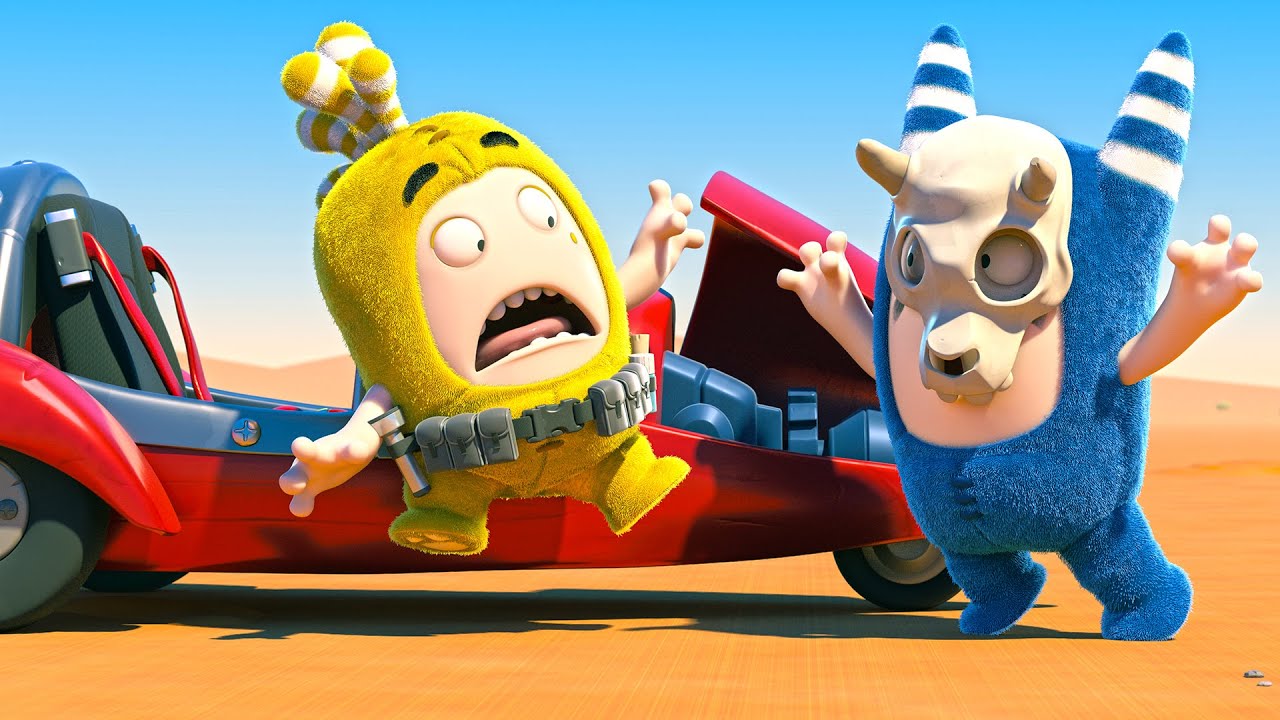 Oddbods Crashed in the Desert | BAHARU | Kartun Lucu Untuk Kanak