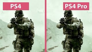 4K UHD | Call of Duty Modern Warfare Remastered – PS4 vs. PS4 Pro 4K Graphics Comparison