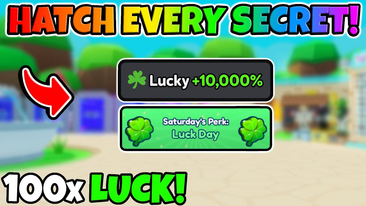 How To Get MAX LUCK and Hatch EVERY SECRET PET in Bubble Gum Simulator INFINITY! (INSANE)