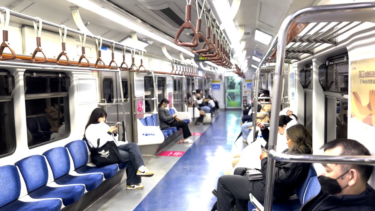 【韓国/ソウル】ソウルの地下鉄の様子 4K動画 2023年4月